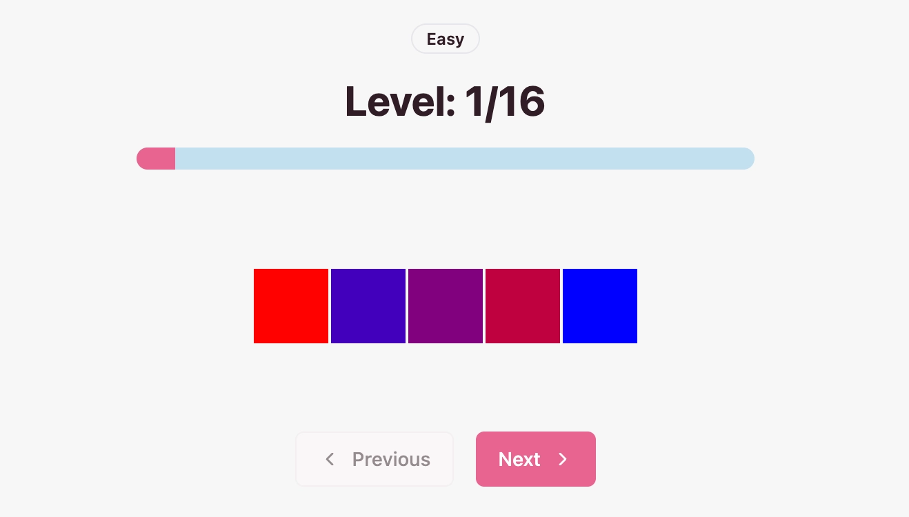 Color Hue Test